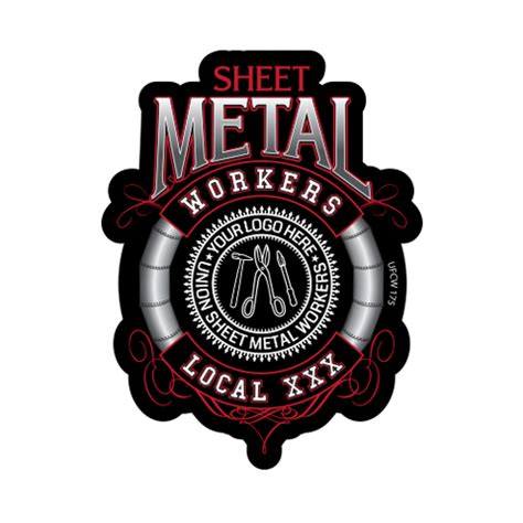 union sheet metal stickers|union made stickers.